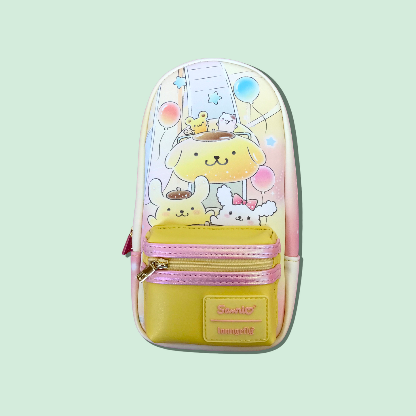 SANRIO / LOUNGEFLY POMPOMPURIN CARNIVAL PENCIL CASE