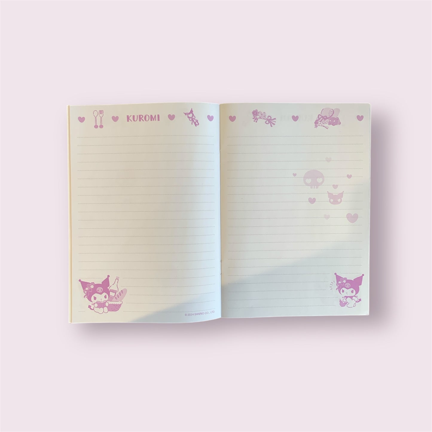 SANRIO JAPAN ORIGINAL KUROMI A5 NOTEBOOK