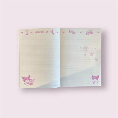 SANRIO JAPAN ORIGINAL KUROMI A5 NOTEBOOK