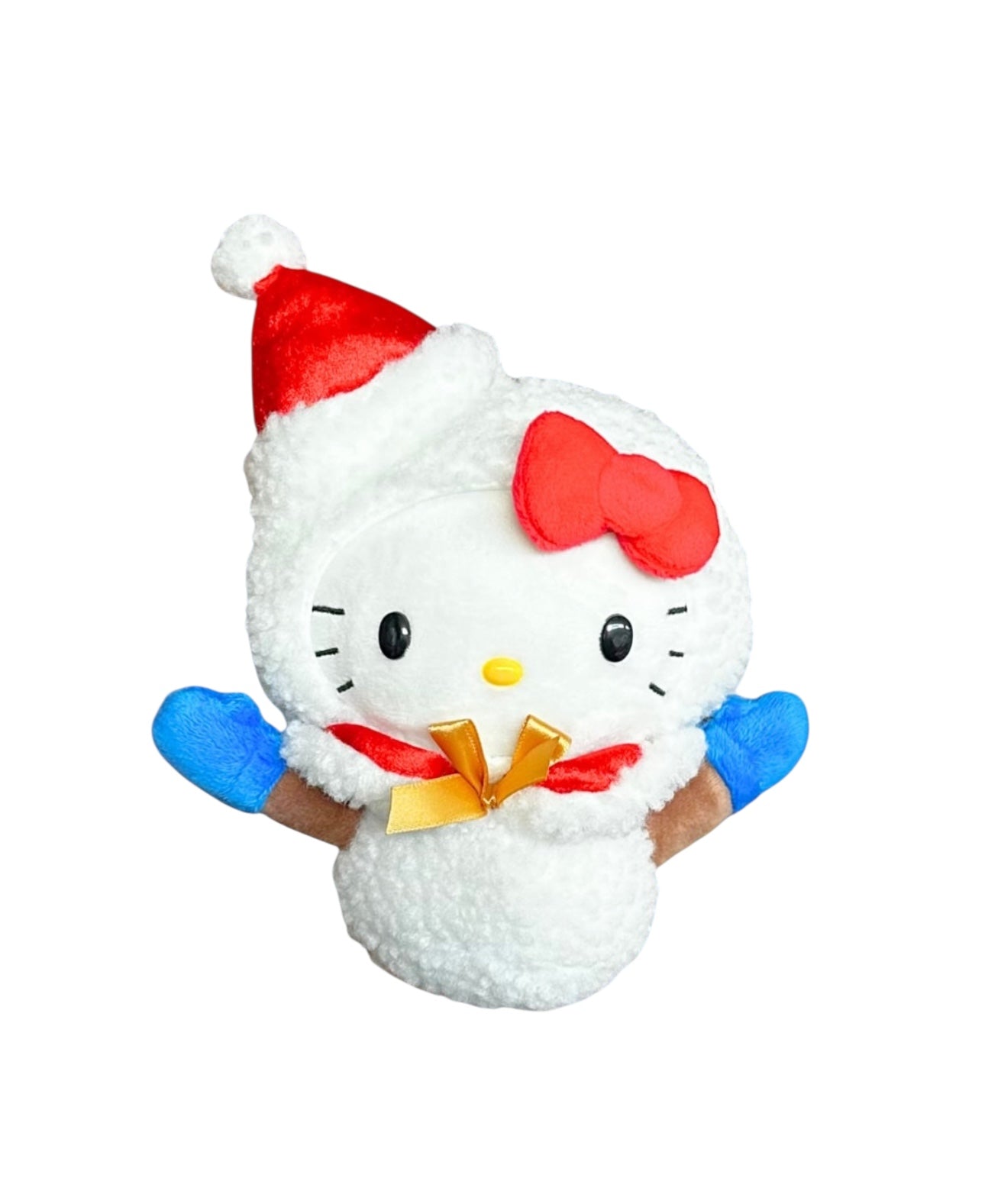 SANRIO HELLO KITTY 10 IN PLUSH SANTA CLAUS COSTUME SNOW MAN COSTUME
