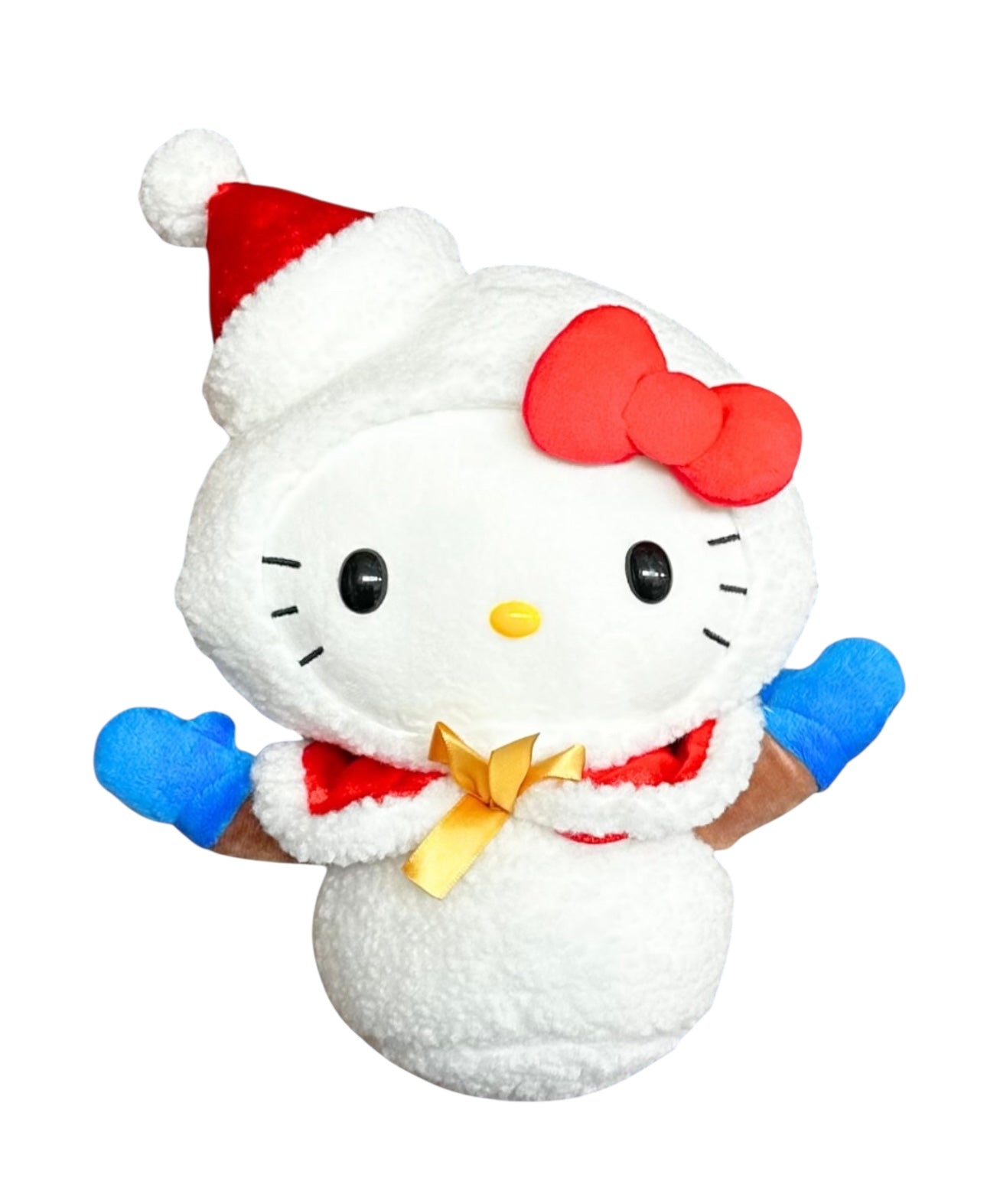 SANRIO HELLO KITTY 15 IN PLUSH SANTA CLAUS COSTUME SNOW MAN COSTUME