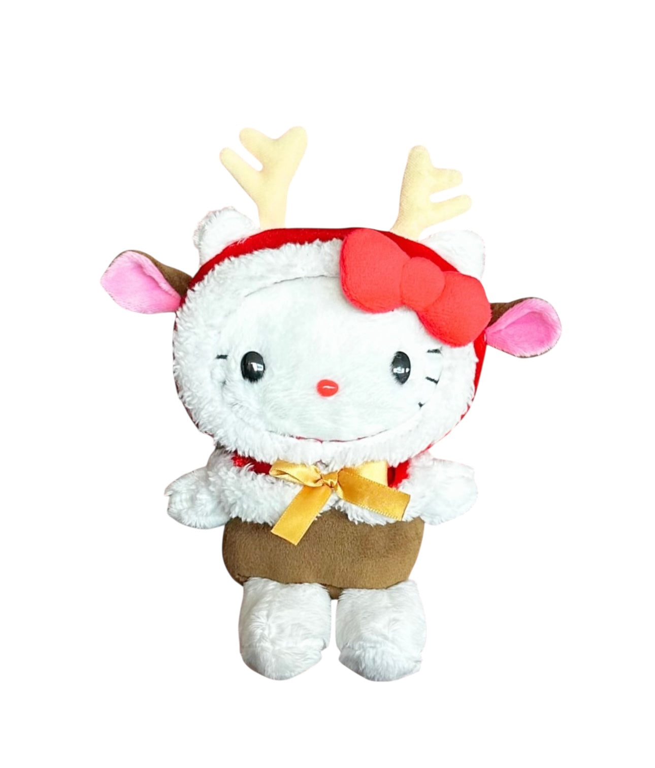 SANRIO HELLO KITTY 10 IN PLUSH SANTA CLAUS COSTUME REINDEER
