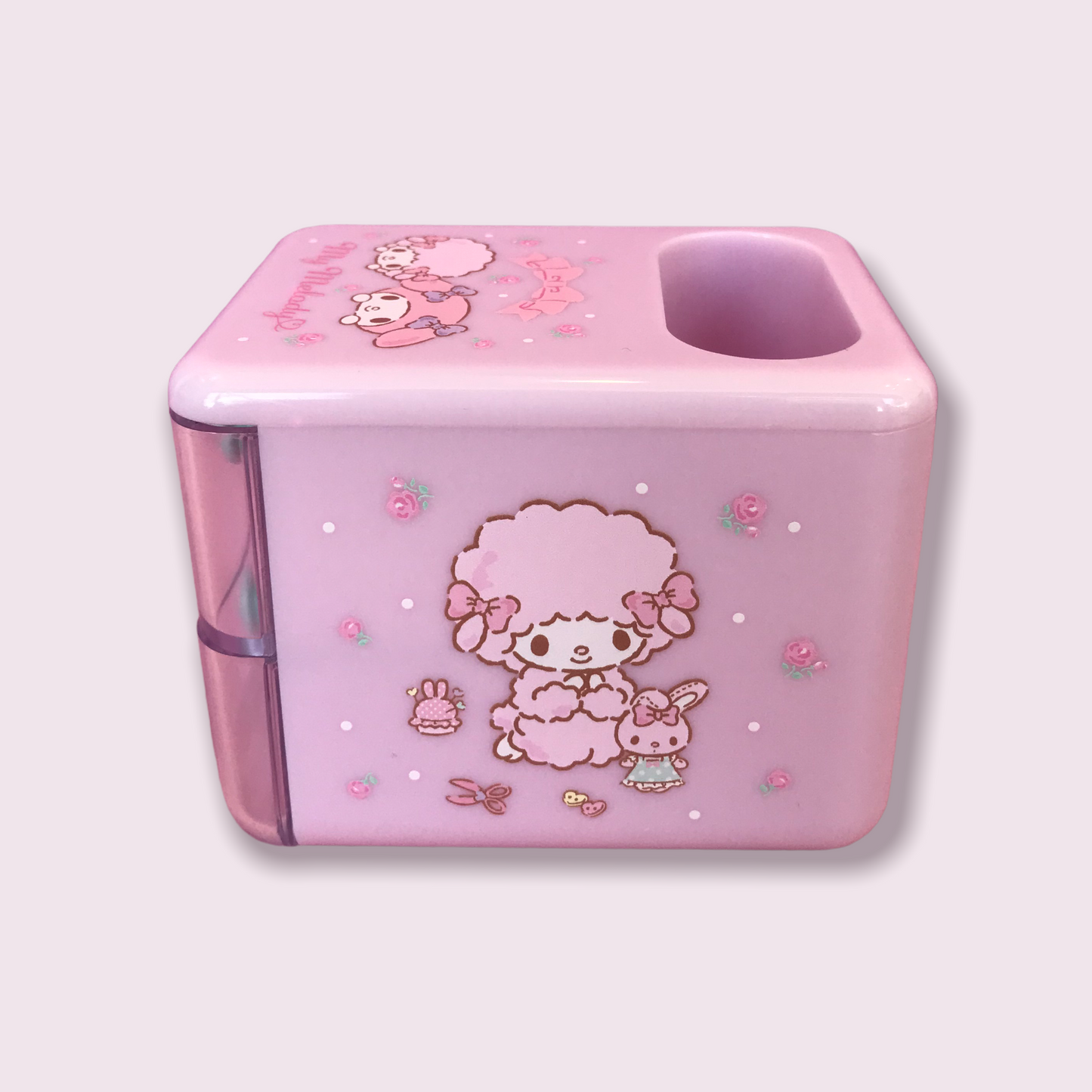 SANRIO JAPAN ORIGINAL HELLO KITTY TWO LEVEL DRAWER DESKTOP ORGANIZER