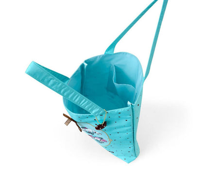 SANRIO OTHER TOTE BAG (CHOCO MINT) CHARACTERS