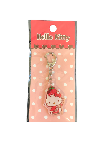 SANRIO JAPAN ORIGINAL HELLO KITTY ACRRYLIC KEYCHAIN