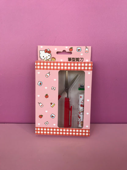 HELLO KITTY SCISSORS IN THE BOX RED