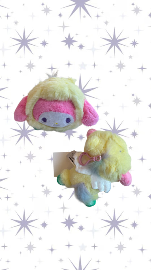 SANRIO MY MELODY  IN PEGASUS MASCOT CLIP ON / PLUSH PLUSH MX