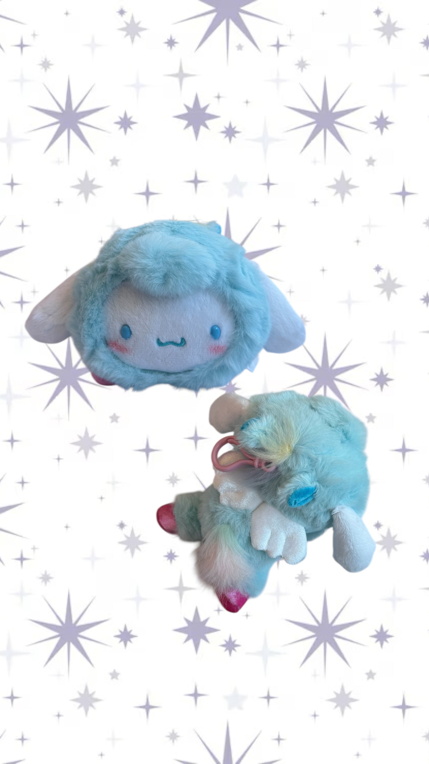 SANRIO CINNAMOROLL  IN PEGASUS MASCOT CLIP ON / PLUSH PLUSH MX
