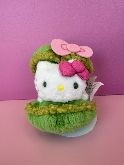 SANRIO HELLO KITTY MASCOT CLIP ON MACARON MATCHA KT