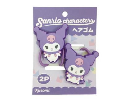 SANRIO KUROMI MASCOT HAIR TIE SET