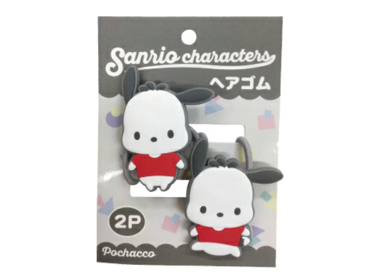 SANRIO POCHACCO MASCOT HAIR TIE SET