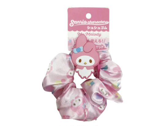 SANRIO MY MELODY HAIR SCRUNCHIE & MASCOT TIE