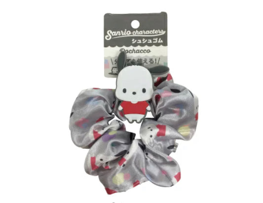 SANRIO POCHACCO HAIR SCRUNCHIE & MASCOT TIE