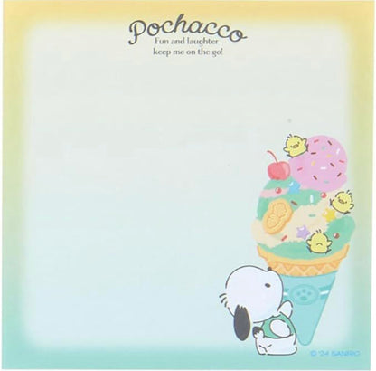 SANRIO POCHACCO ICE CREAM MEMO PAD PC