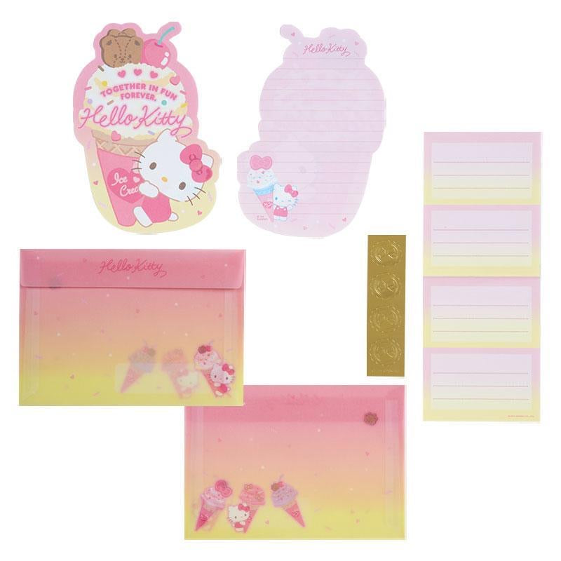 SANRIO HELLO KITTY ICE CREAM LETTER SET KT