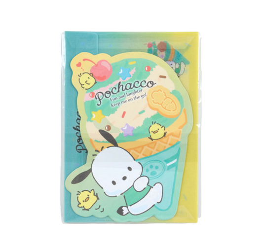 SANRIO POCHACCO ICE CREAM LETTER SET PC