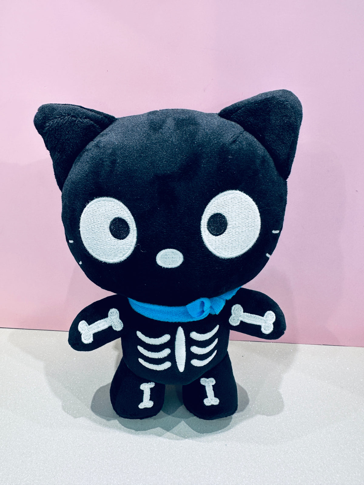 Hello Kitty Glow-in-the-Dark 8 Skeleton Plush (Halloween 2023 Series)