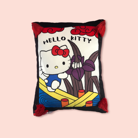 SANRIO HELLO KITTY HANAFUDA SQUARE PLUSH HK