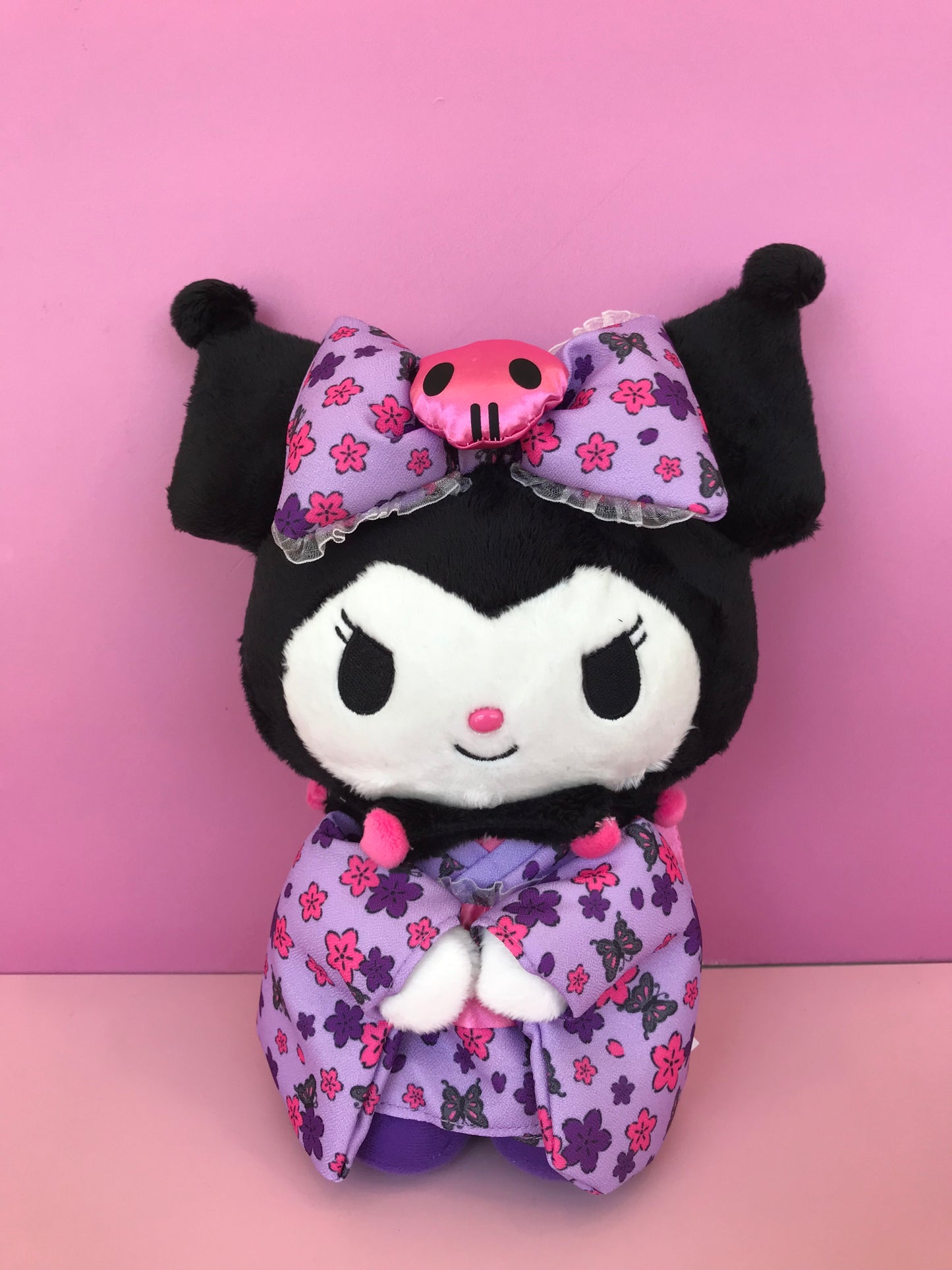 SANRIO KUROMI 10 INCHES STANDING PLUSH KIMONO / 3