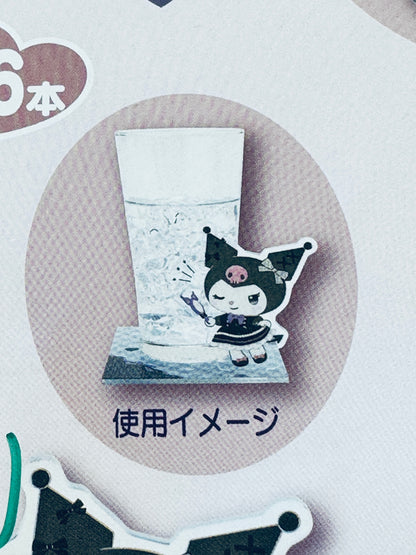 SANRIO JAPAN ORIGINAL KUROMI 2023 KUJI COASTER ACRYLIC GRAY #6