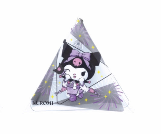 SANRIO 2024 HANABI KUJI KUROMI TRIANGLE VINYL POUCH W/ CHAIN #24