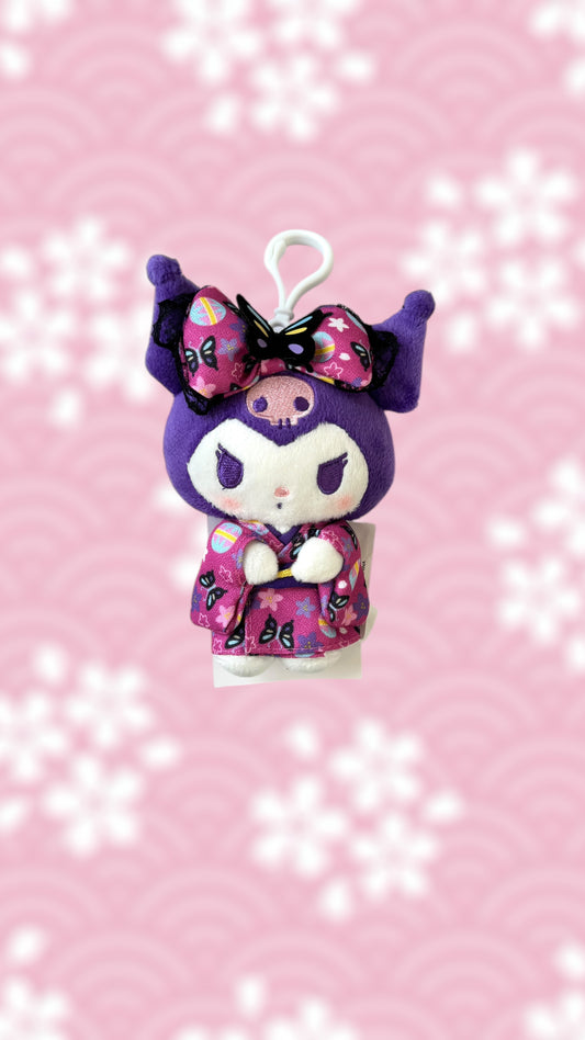 SANRIO KUROMI KIMONO MASCOT CLIP-ON