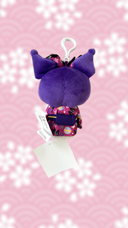 SANRIO KUROMI KIMONO MASCOT CLIP-ON