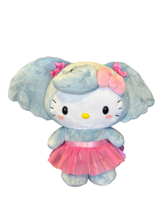 SANRIO HELLO KITTY 10 IN PLUSH ELEPHANT ZOO