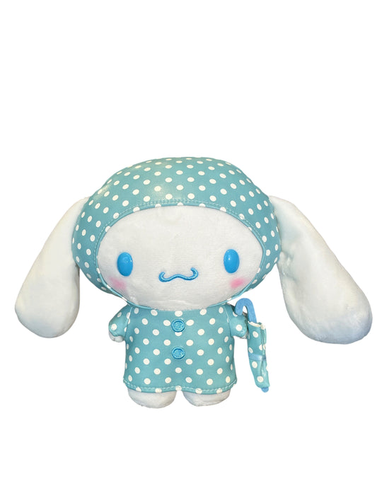 SANRIO CINNAMOROLL 7 IN STANDING PLUSH RAINCOAT