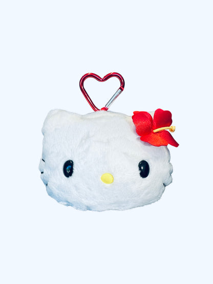 SANRIO HELLO KITTY DIECUT POCKET WHITE HIBISCUS