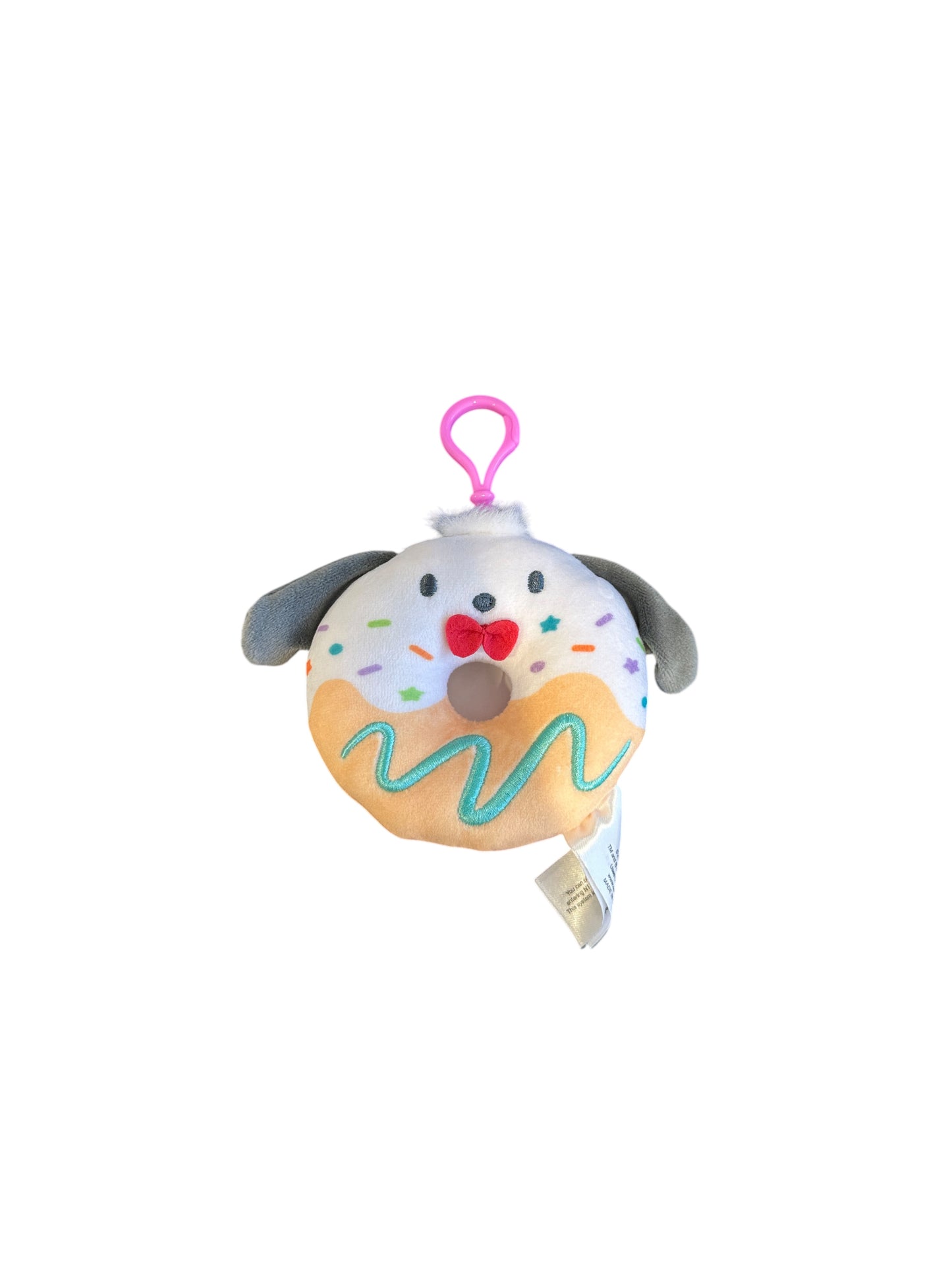SANRIO POCHACCO DONUT MASCOT CLIP ON COLORFUL CUTE SWEETS