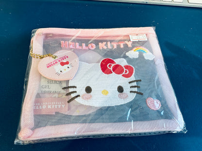 SANRIO JAPAN ORIGINAL HELLO KITTY 50TH ANNIVERSARY FLAT POUCH