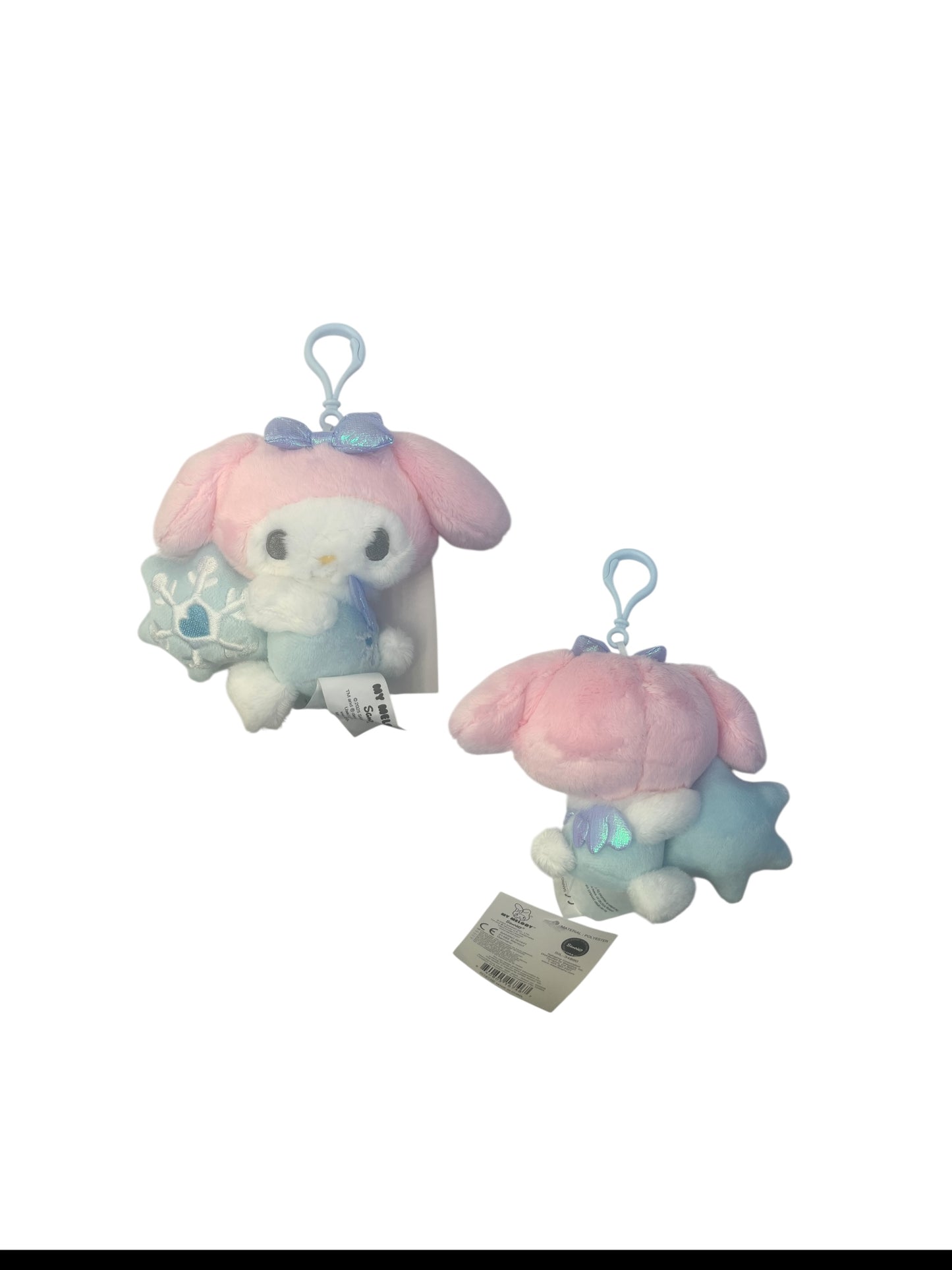 SANRIO MY MELODY SNOW ANGEL MASCOT CLIP / PLUSH