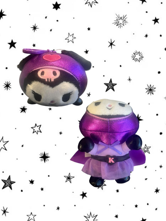 SANRIO KUROMI MASCOT CLIP ON / PLUSH CHARM