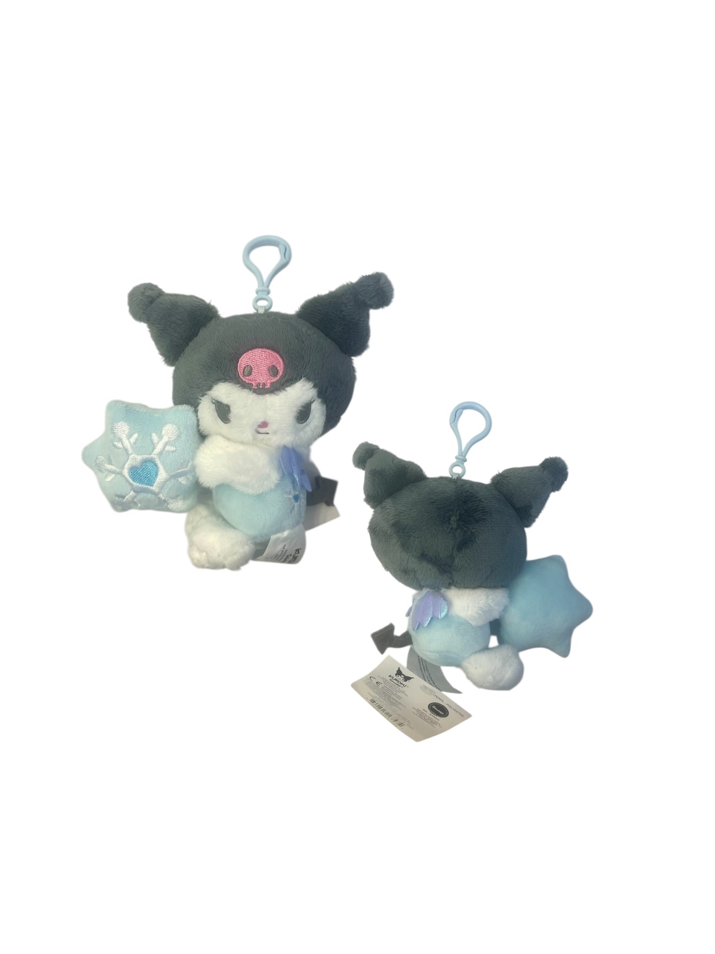 SANRIO KUROMI SNOW ANGEL MASCOT CLIP / PLUSH