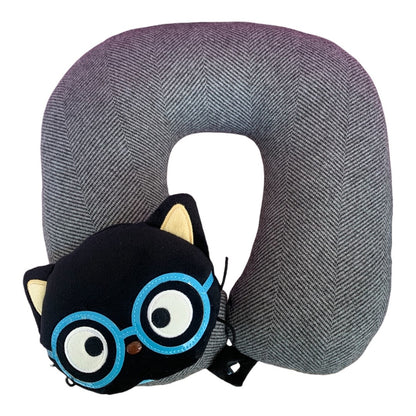 SANRIO ORIGINAL CHOCOCAT GLASSES NECK PILLOW CO