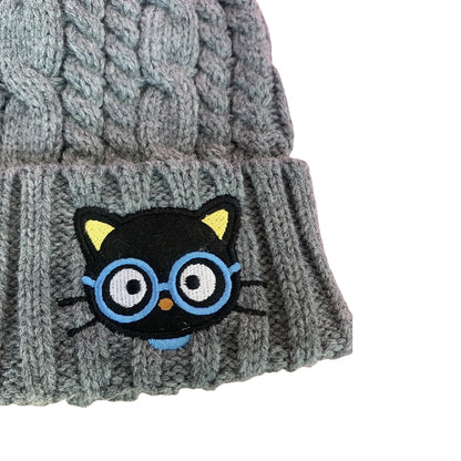 SANRIO ORIGINAL CHOCOCAT GLASSES KNIT CAP CO