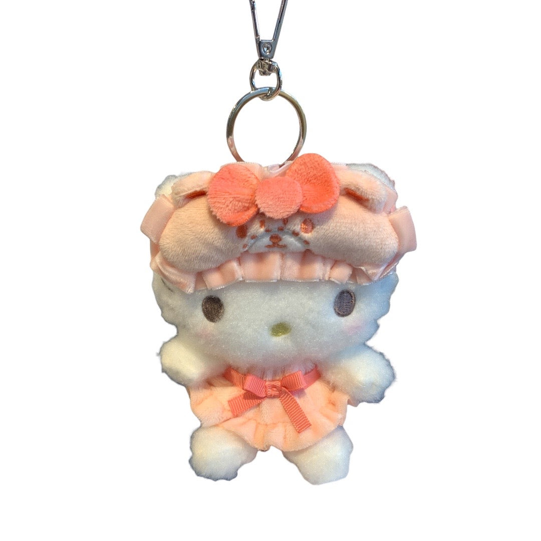 SANRIO ORIGINAL HELLO KITTY PAJAMAS MASCOT W/ BALL CHAIN KT