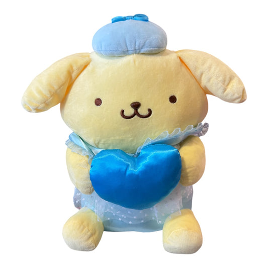 SANRIO POMPOMPURIN 12 IN PLUSH SOMETHING BLUE