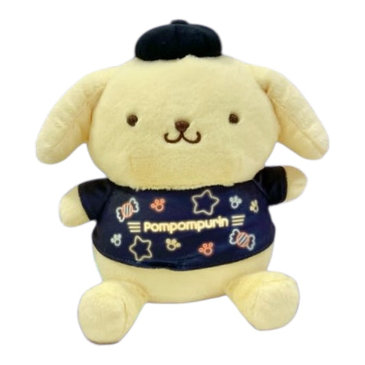 SANRIO POMPOMPURIN  8 IN PLUSH NEON