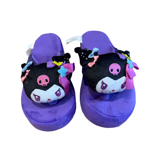 SANRIO KUROMI ADULT BATH SLIPPERS SPARK