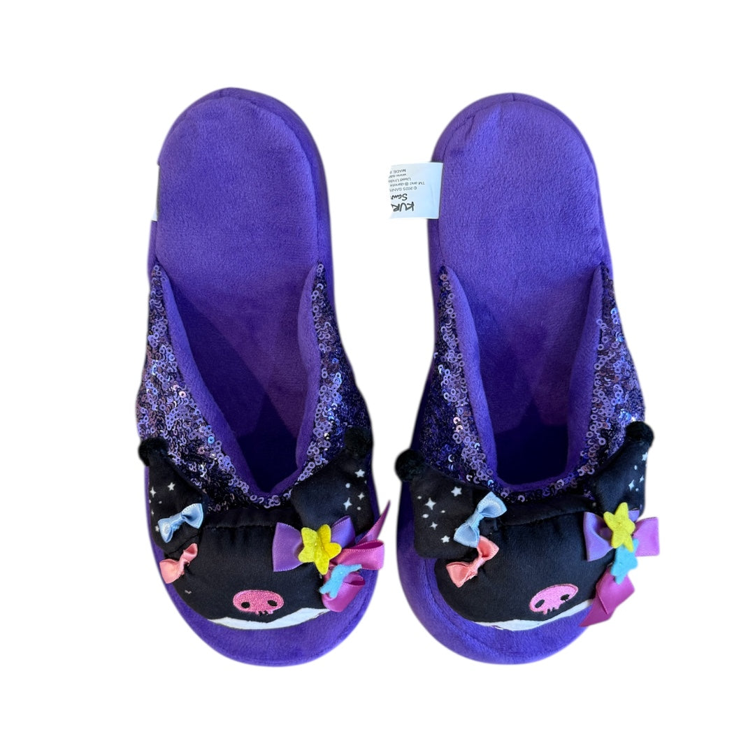 SANRIO KUROMI ADULT BATH SLIPPERS SPARK