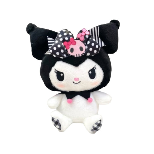 SANRIO KUROMI 10 IN PINK & BLACK PARTY PLUSH