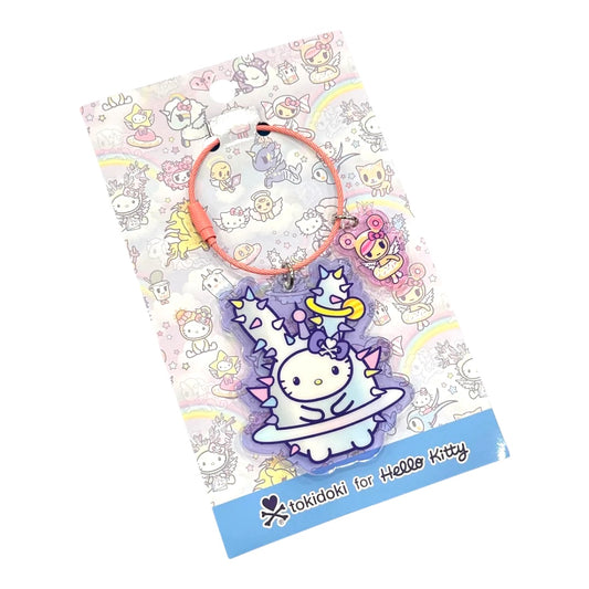 SANRIO HELLO KITTY TOKIDOKI WIRE KEY RING CELESTIAL