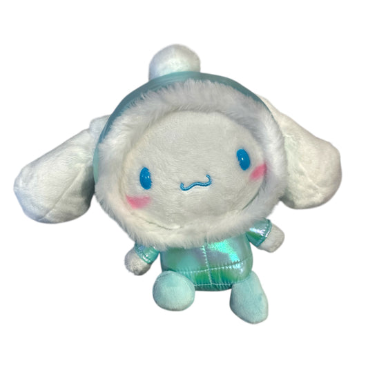 SANRIO CINNAMOROLL 12 IN HOODED SHINY PUFFER JACKET