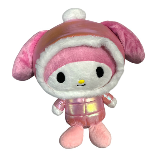 SANRIO MY MELODY 12 IN HOODED SHINY PUFFER JACKET