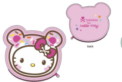 SANRIO ORIGINAL HELLO KITTY X TOKIDOKI CARNIVAL CHEETAH DIECUT COIN PURSE