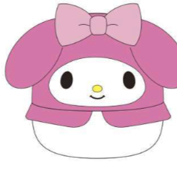 SANRIO MY MELODY ROUND SHAPE MASCOT