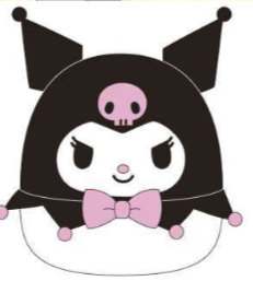 SANRIO KUROMI ROUND SHAPE MASCOT