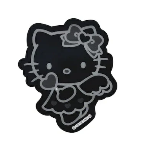 SANRIO VINYL STICKER HELLO KITTY BLACK ANGEL